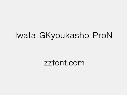 Iwata GKyoukasho ProN