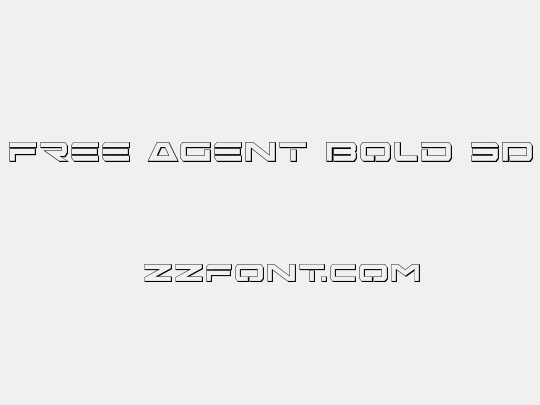 Free Agent Bold 3D