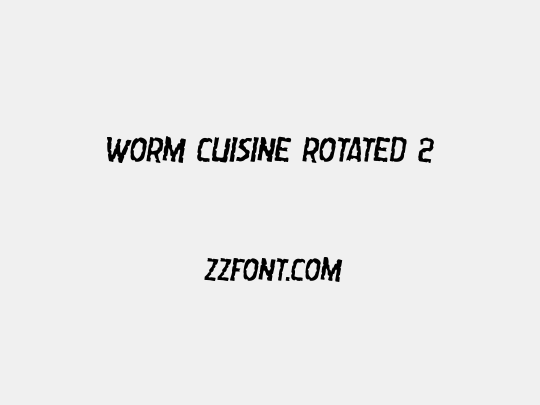 Worm Cuisine Rotated 2