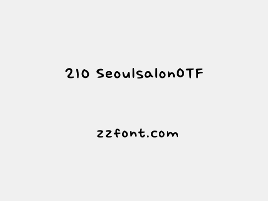 210 SeoulsalonOTF