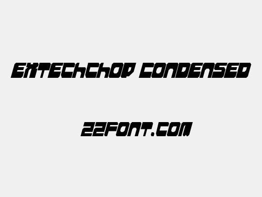 Extechchop Condensed