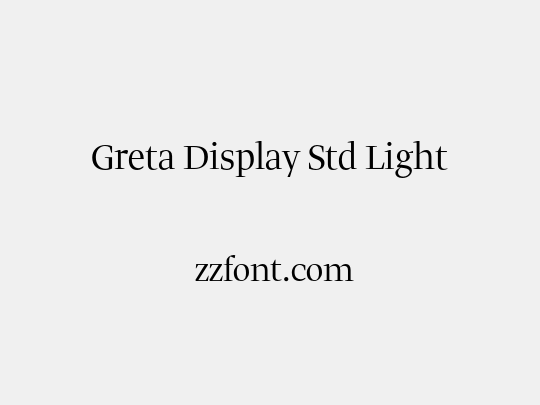 Greta Display Std Light
