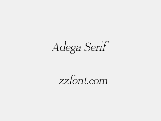 Adega Serif