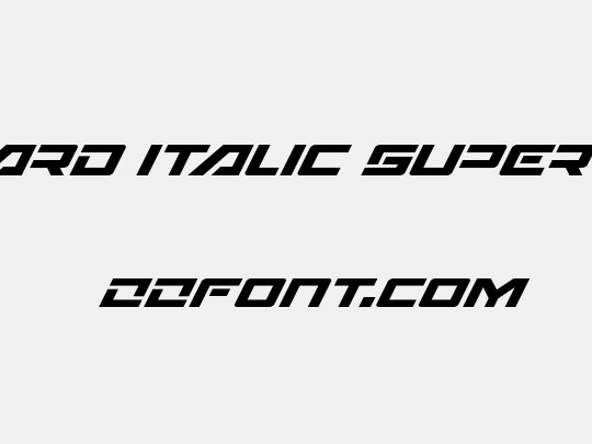 Wildcard Italic Super-Italic