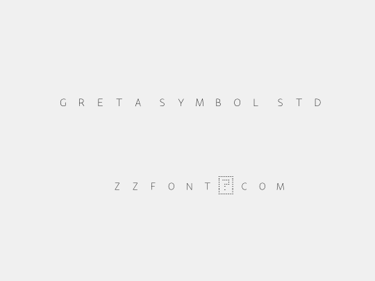 Greta Symbol Std