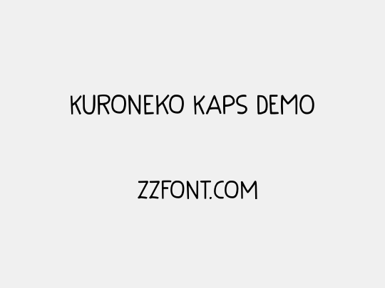 Kuroneko Kaps DEMO