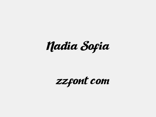 Nadia Sofia