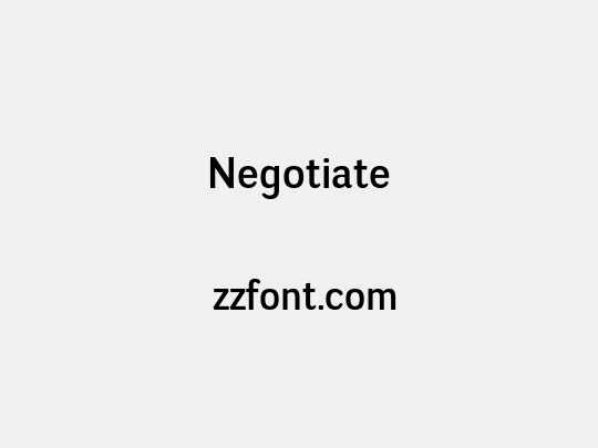 Negotiate