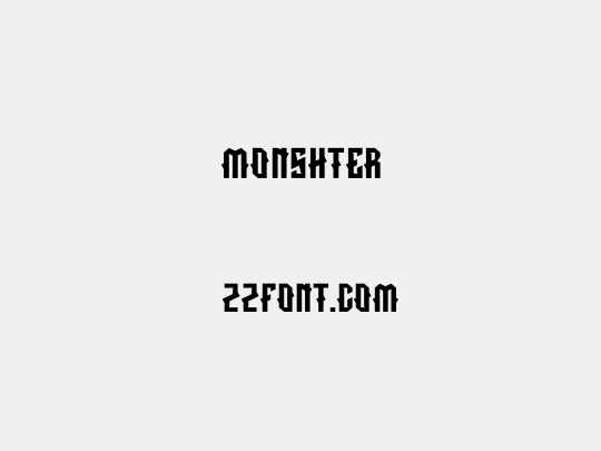 MONSHTER