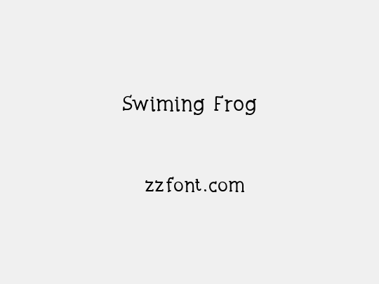 Swiming Frog