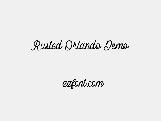 Rusted Orlando Demo