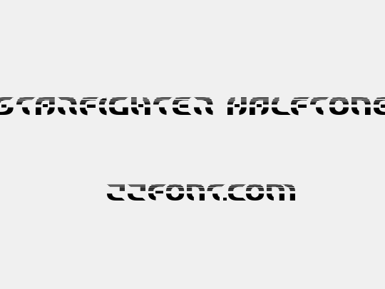 Starfighter Halftone