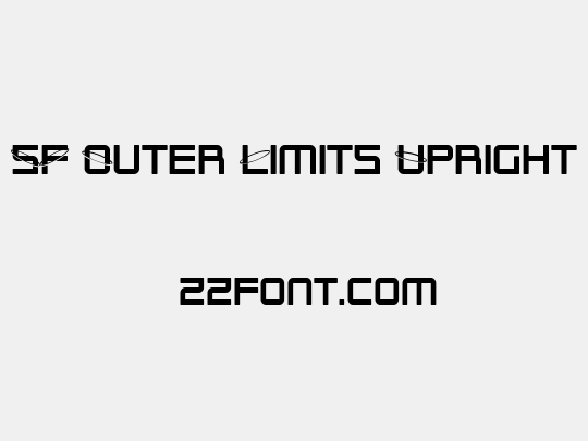 SF Outer Limits Upright