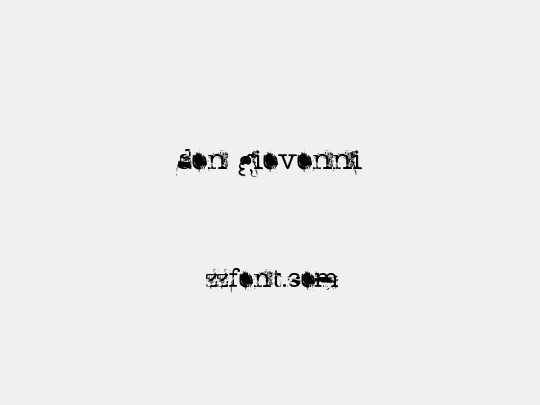 don giovonni