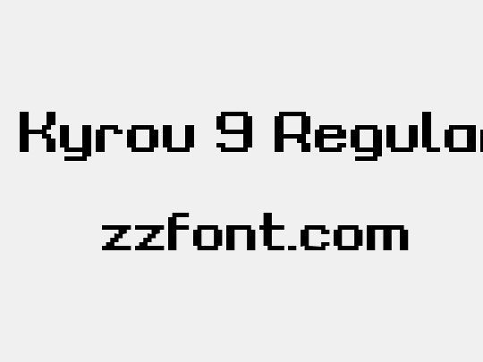 Grixel Kyrou 9 Regular Bold