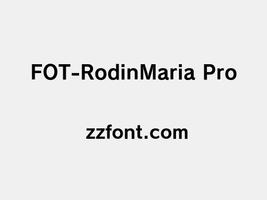 FOT-RodinMaria Pro