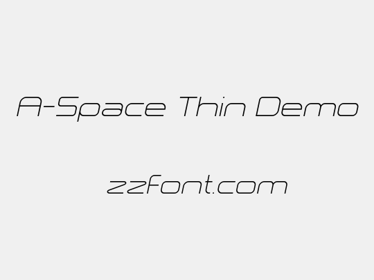 A-Space Thin Demo