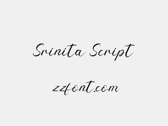 Srinita Script