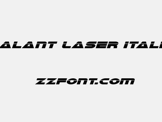Galant Laser Italic