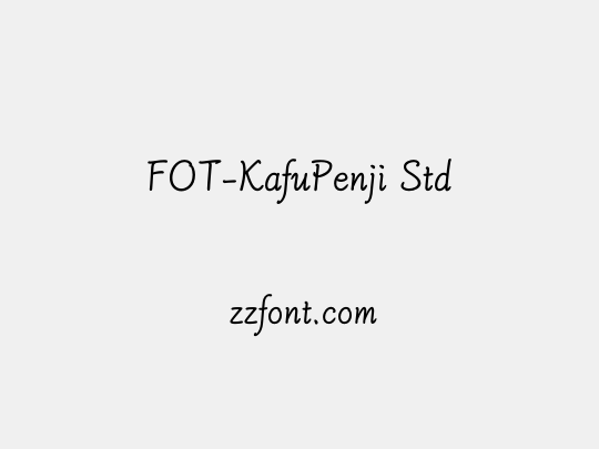 FOT-KafuPenji Std