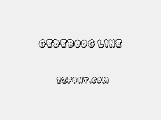 GEDEBOOG LINE