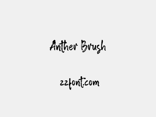 Anther Brush