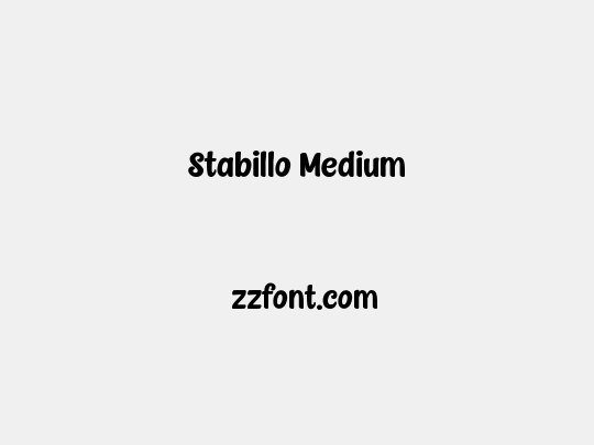 Stabillo Medium