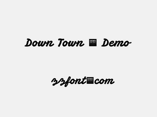 Down Town - Demo
