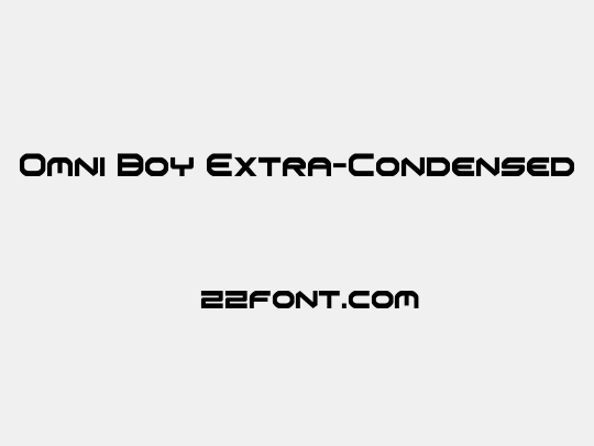 Omni Boy Extra-Condensed