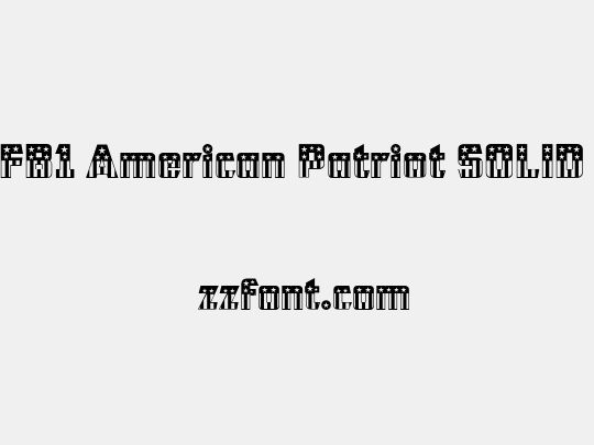 CFB1 American Patriot SOLID 2