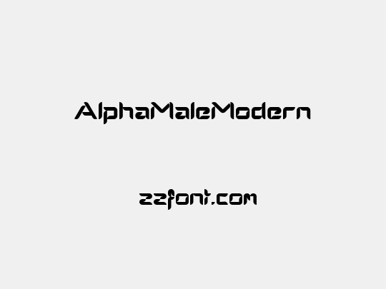 AlphaMaleModern