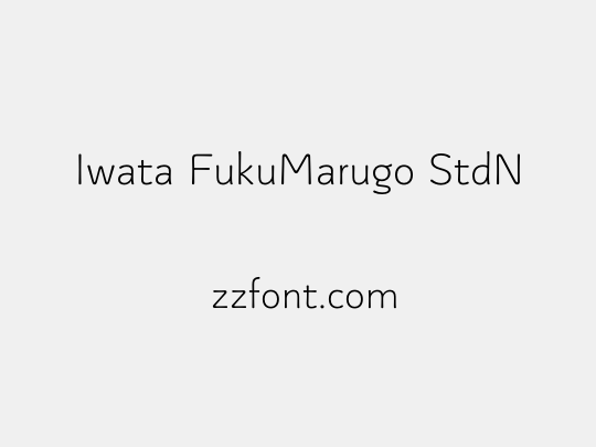 Iwata FukuMarugo StdN