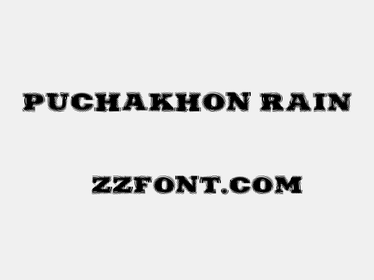 Puchakhon RAIN