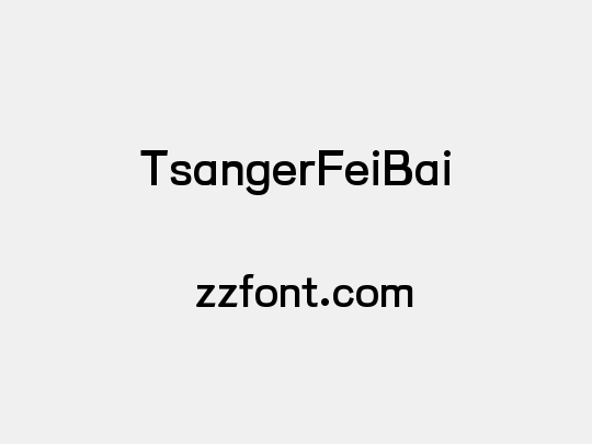 TsangerFeiBai