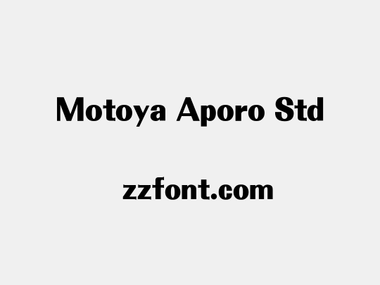 Motoya Aporo Std