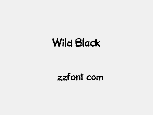 Wild Black