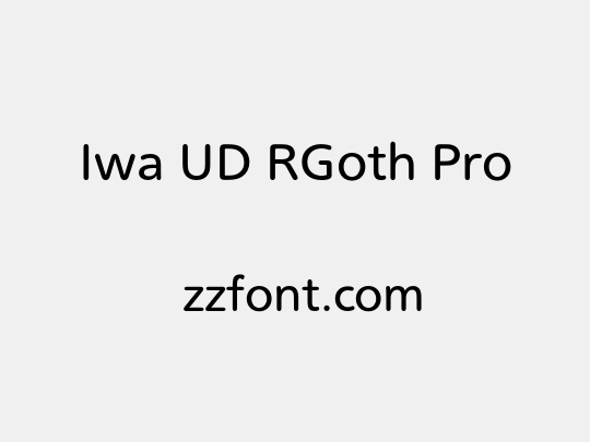 Iwa UD RGoth Pro