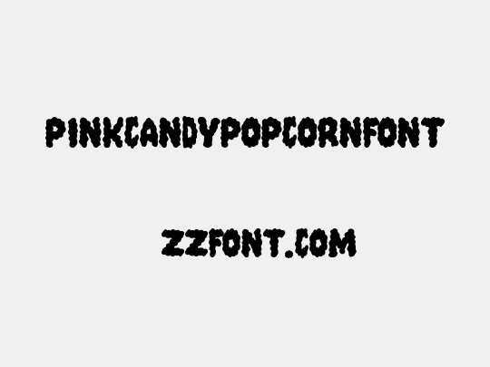 PinkCandyPopcornFont
