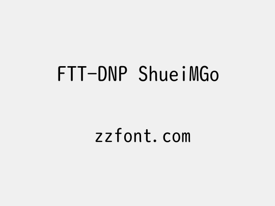 FTT-DNP ShueiMGo