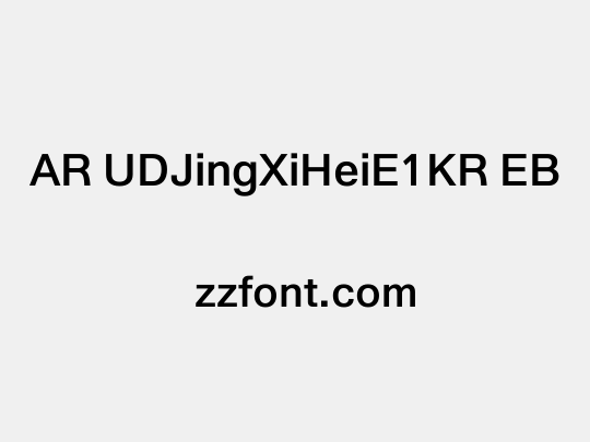 AR UDJingXiHeiE1KR EB