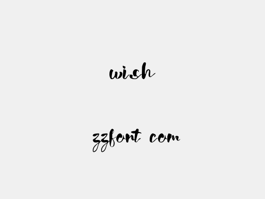 wish