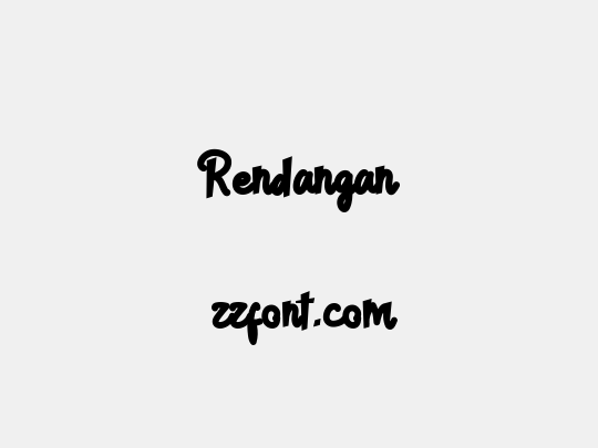 Rendangan