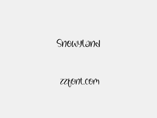 Snowyland