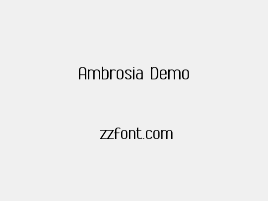 Ambrosia Demo