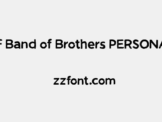 CF Band of Brothers PERSONAL