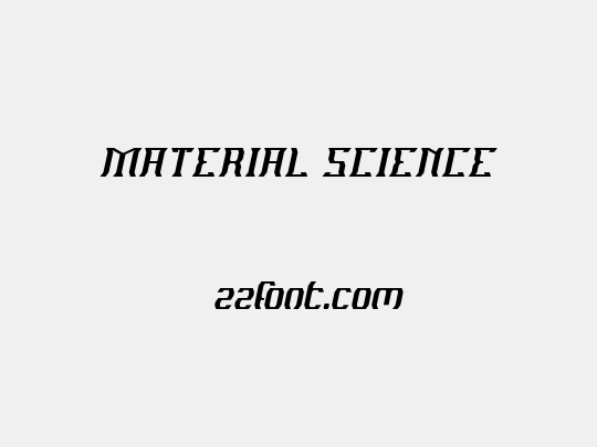 MATERIAL SCIENCE