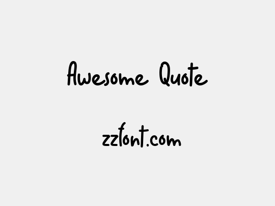 Awesome Quote