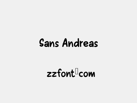 Sans Andreas