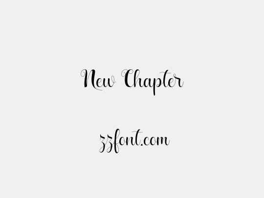 New Chapter