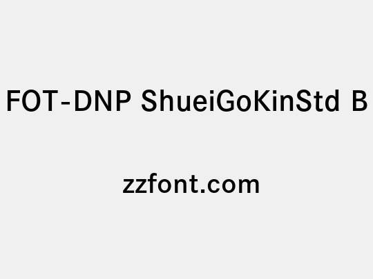 FOT-DNP ShueiGoKinStd B